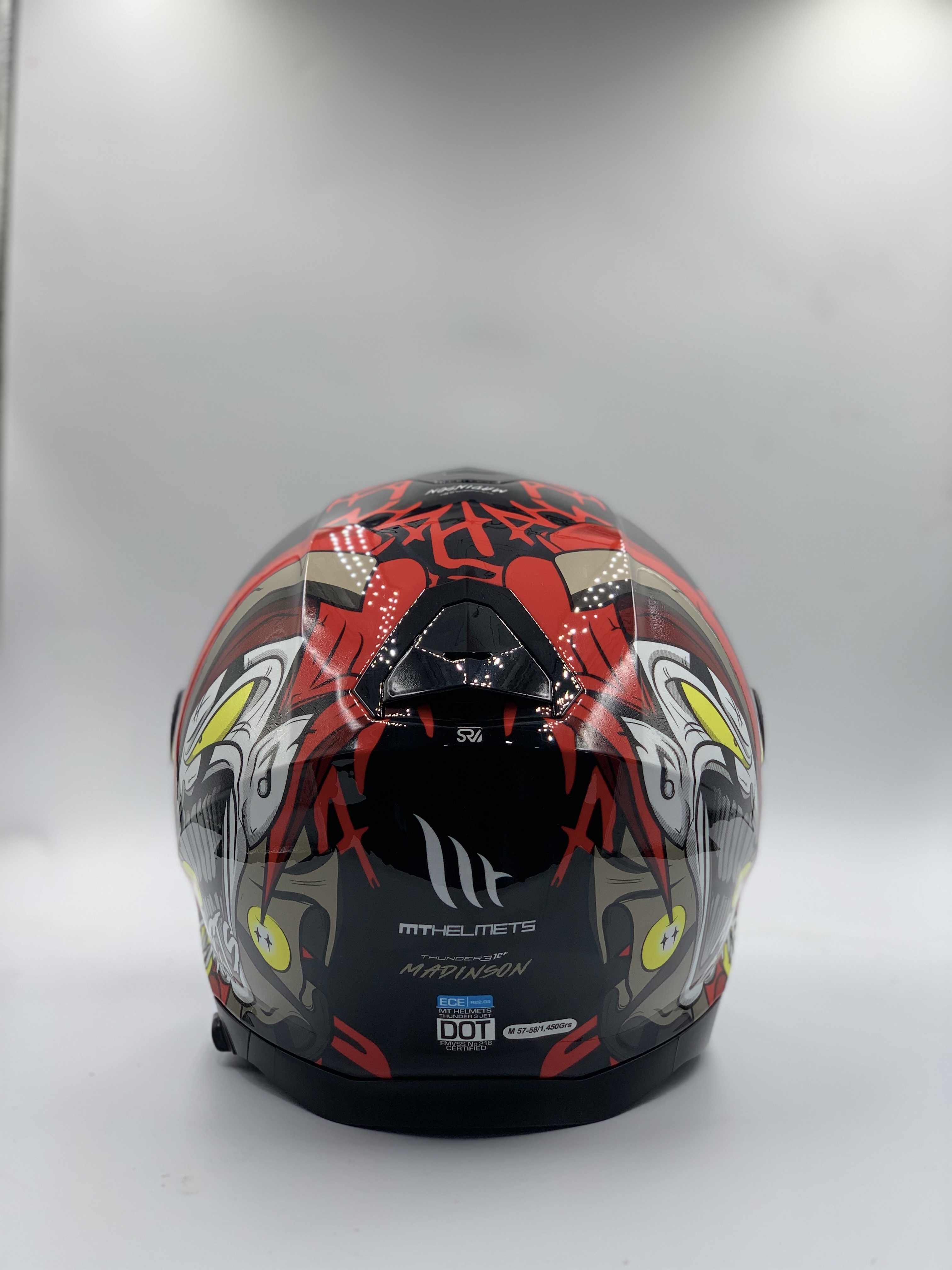 MT Helmet Thunder 3 SV Jet Madison B5 Gloss Red (ECE CERTIFIED)
